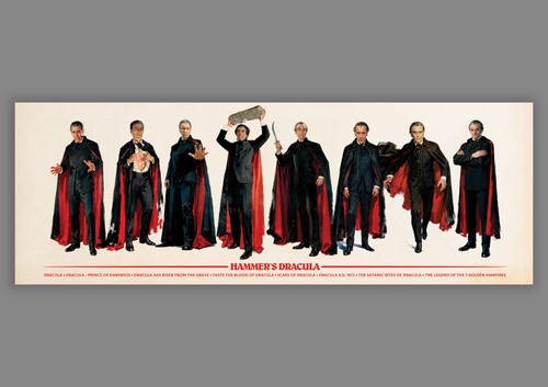 Hammer horror dracula art - hammer,