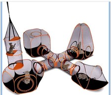 Portable Playpen House with Tunnel For Pets, Play House Indoor And Outdoor