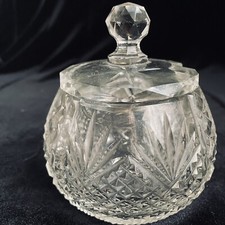 Vintage Pressed Glass Lidded