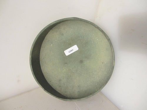 Victorian brass scale pan - victorian,