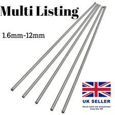 2-12mm Stainless Steel 304 Tube Pipe Model Arts Craft RC Tubing Round DIY 250mm 