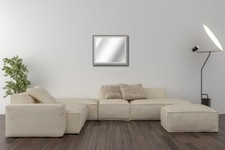 Mirror LARGE Gunmetal Framed