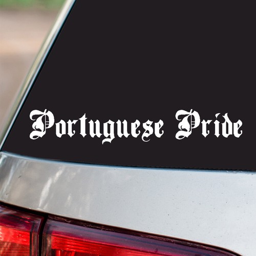 Portuguese pride vinyl - portuguese, sticker