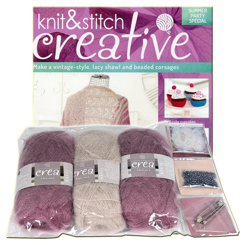 Knit and stitch vintage lacy - vintage,