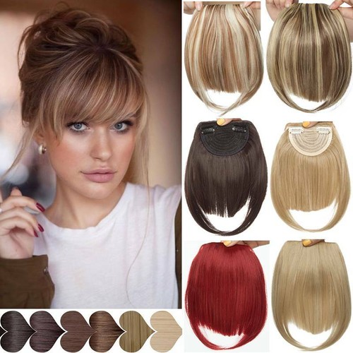 100 natural thin - bangs, fringe