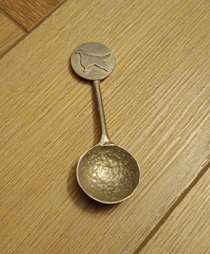 Glover smith pewter spoon - &,