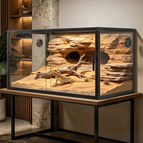 Stackable reptile enclosure - stackable,