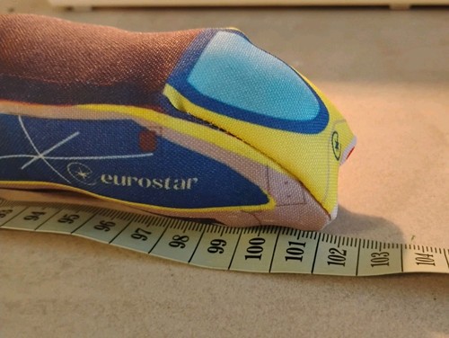 Eurostar stuffed toy train - stuffed,