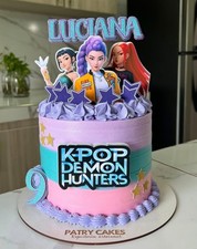 Kpop Demon Hunters Cake Topper