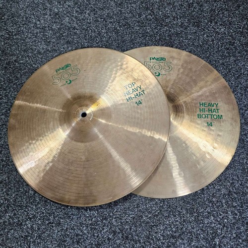 Hat cymbals paiste - hi-hat, 14"