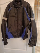 Tuzo Motorcycle Jacket, Size UK 48 Euro 58. Blue and Black In Colour.