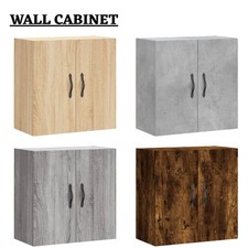 2 Doors Wall Cabinet Home Storage Floating Cupboard Kitchen Storage Hanging Unit