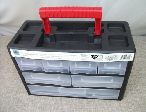 Screw organiser toolbox