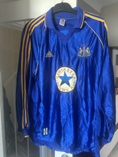 Long sleeved Newcastle united brown ale adidas away 1998/1999. SIZE XXL
