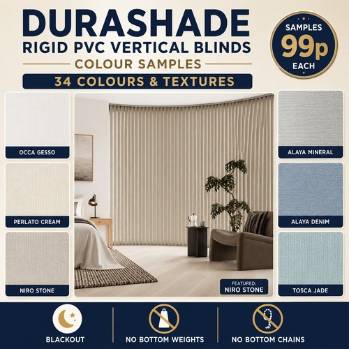 Vertical blind samples rigid - samples,