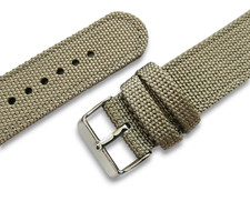 Sailcloth canvas watch strap - canvas,