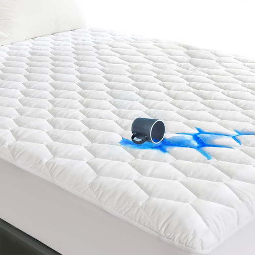 Quilted mattress pad - quilted,