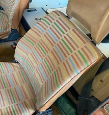 VW Westfalia T25 front seat Backrest cover in Gazelle EP Light brown C9869