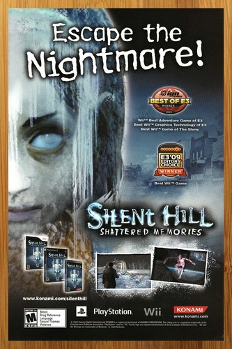 2009 silent hill shattered - silent,