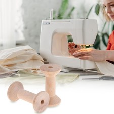 24Pcs Wooden Empty Thread