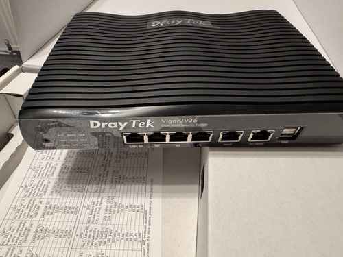 Draytek vigor 2926 dual - draytek, wan