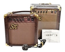 SX Acoustic Guitar Amp AGA-1065 10W Single Input Brown/Gold