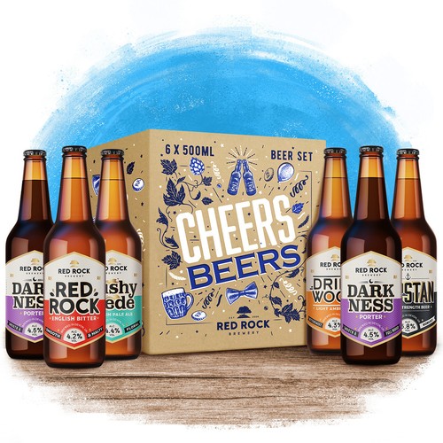 Beer gift pack 5l - gift, 6x