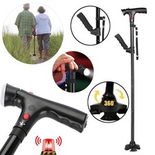 Foldable Walking Stick,Adjustable Folding Cane for Seniors,Lightweight Walk Cane