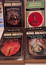 Dennis Wheatley "The satanist", "Dangerous inheritance" + two others.
