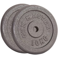 REBOXED 1" Standard Weight Plates Pair Cast Iron 2 x 10kg