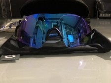 Oakley EV Zero Range Matte Black/Sapphire Iridium Polarized Sunglasses