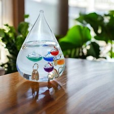 Large teardrop glass galileo - teardrop,