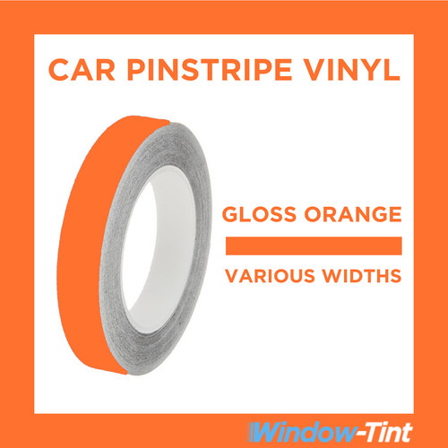 Orange gloss pin - gloss, stripe