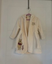 Brand New Unisex Winnie The Pooh Disney Baby Dressing Gown (6-9m)