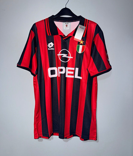 Lotto milan 1995 home shirt - lotto, ac