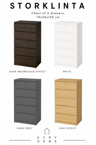 Ikea storklinta drawer - 6, chest