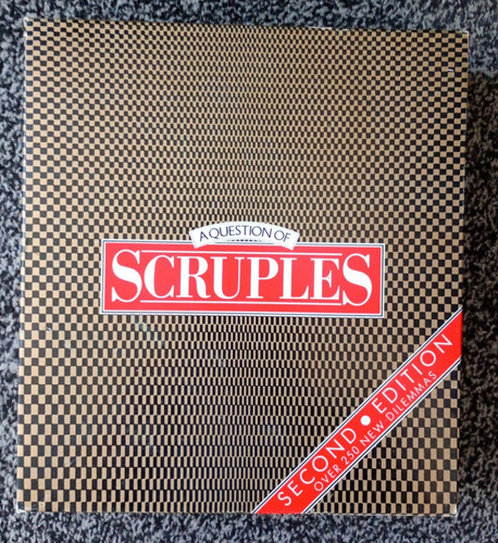 Question scruples second - a,