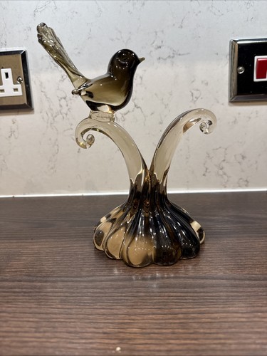 Murano glass sculpture bird - murano,