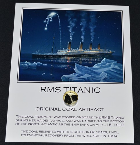 Rms titanic authentic coal - titanic,