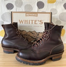 WHITE'S BOOTS C355-V-DSBRN 7" LOGGER VIBRAM COLOUR: DBL SHOT BROWN