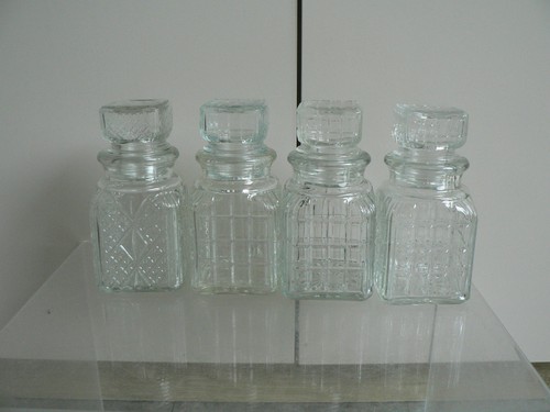 Vintage glass apothecary jar - vintage,