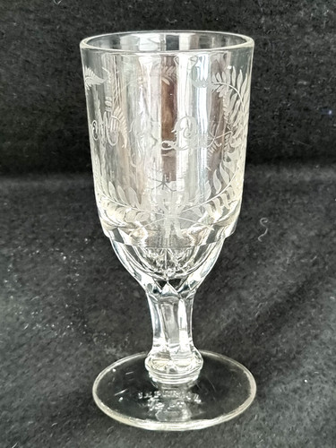 Vintage etched and - ',