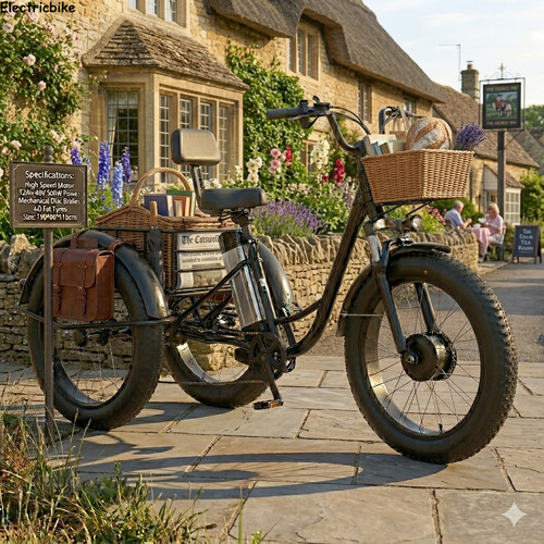 Adult electric tricycle fat - adult,
