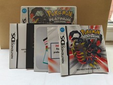 Pokemon platinum box manuals - +,