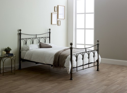 Antique metal bed - , frame