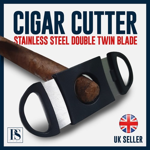 Cigar cutter stainless steel - cigar,