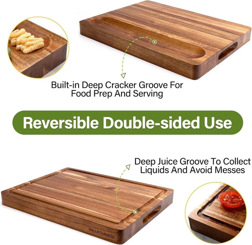 Chopping board acacia wood - board,