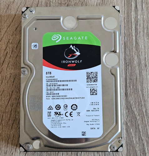 Seagate ironwolf 8tb nas hdd - seagate,
