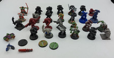 Bundle 25+ Warhammer Table Top figures inc Black Templars & Goblins Spare Repair