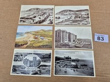 83 - 6 Aberystwyth Vintage Postcards RPC National Library of Wales